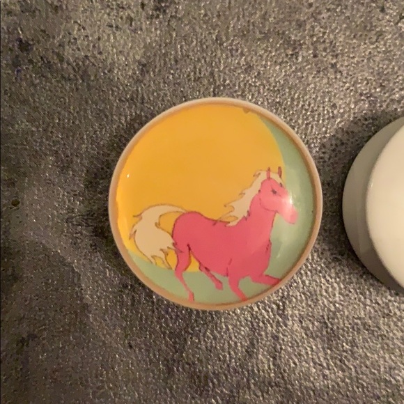 BMA Pink Horse Gauges Plug Earrings 7/8 - Picture 4 of 4